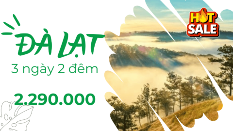 TOUR SĂN MÂY ĐÀ LẠT 3 NGÀY 2 ĐÊM 2.290.000 VNĐ